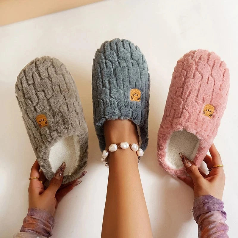Chaussons chauds femme - Bears