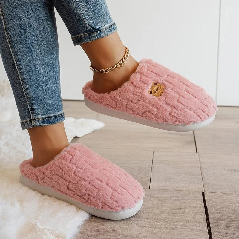 Chaussons chauds femme - Bears