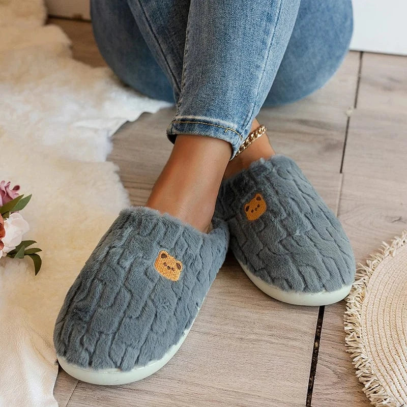 Chaussons chauds femme - Bears