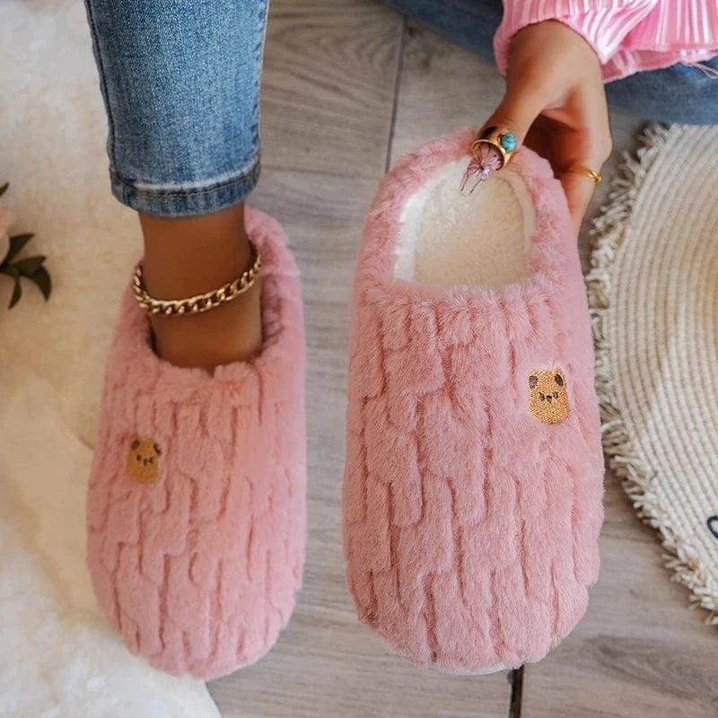 Chaussons chauds femme - Bears Rose / 36-37