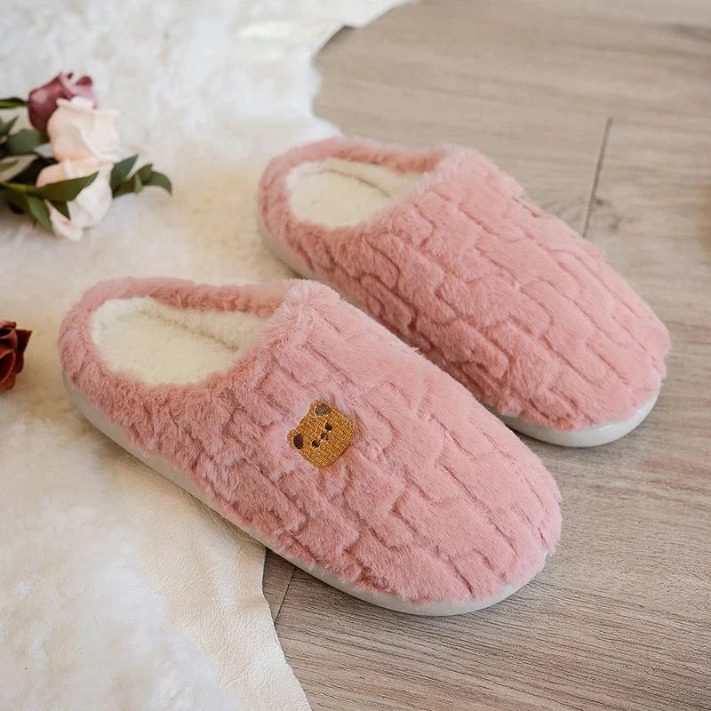 Chaussons chauds femme - Bears