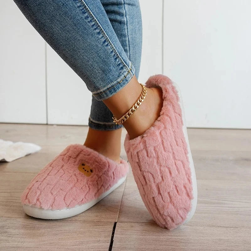 Chaussons chauds femme - Bears