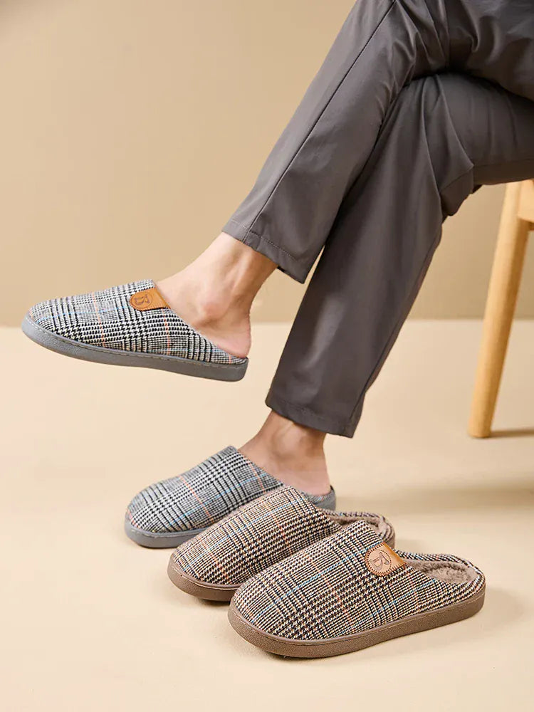 Chaussons chauds pour homme