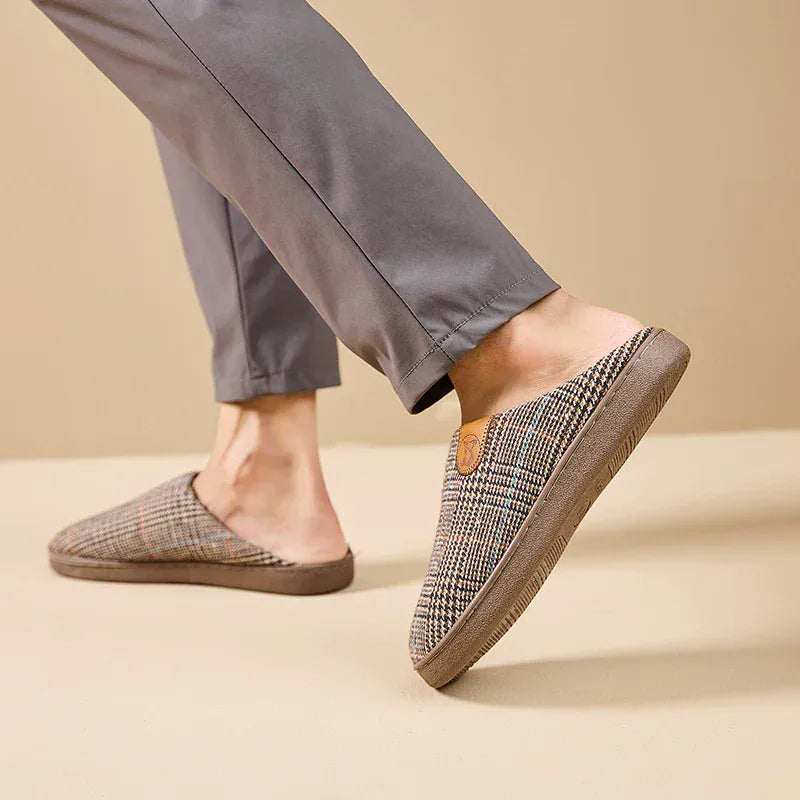 Chaussons chauds pour homme
