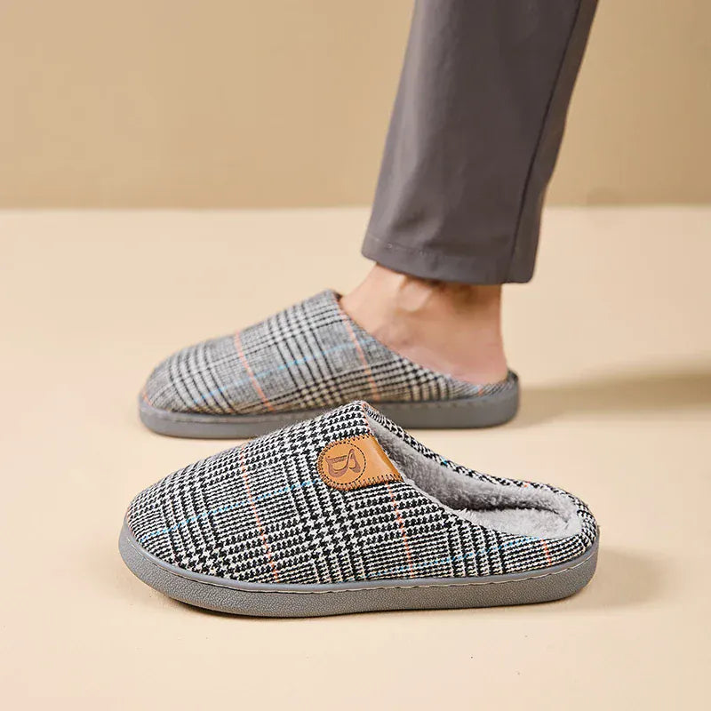 Chaussons chauds pour homme