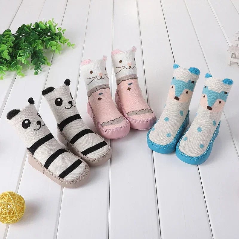 Chaussons chaussette animaux