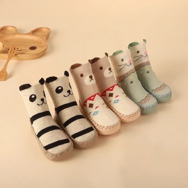 Chaussons chaussette animaux