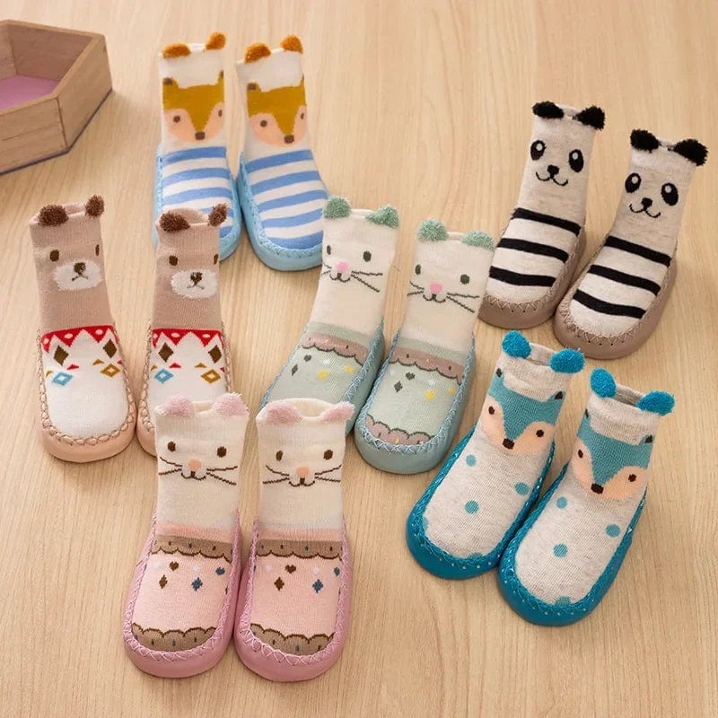 Chaussons chaussette animaux