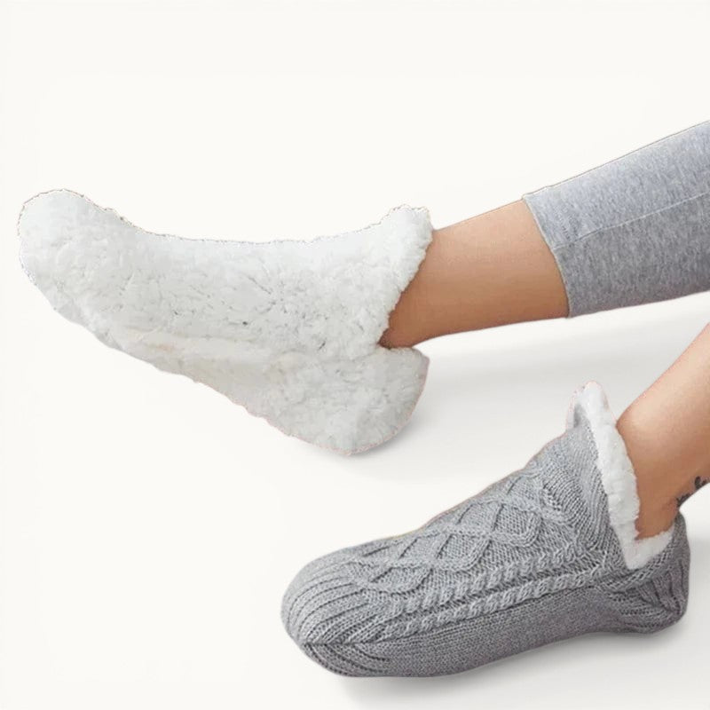 Chaussons chaussettes - Neige