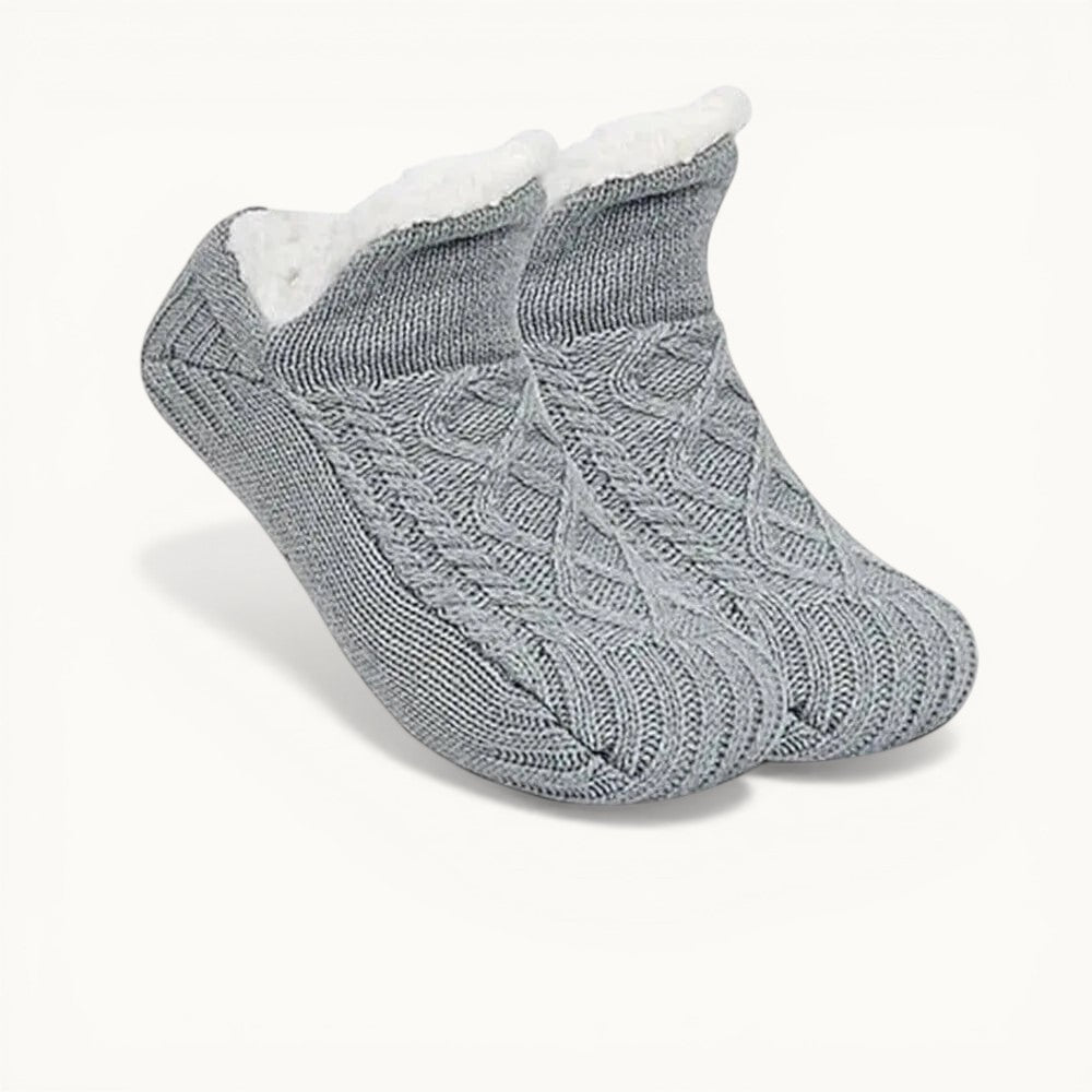 Chaussons chaussettes - Neige Gris / 35-39