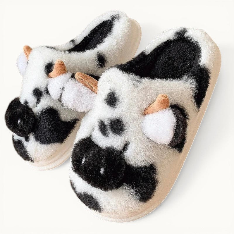 Chaussons - Cow Noir / 35-36