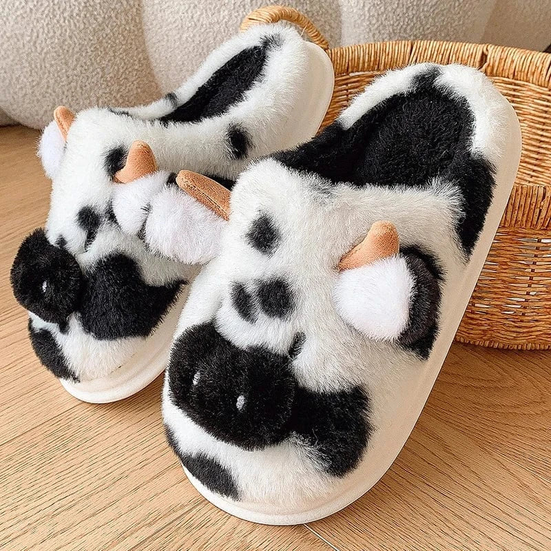 Chaussons - Cow Noir / 35-36