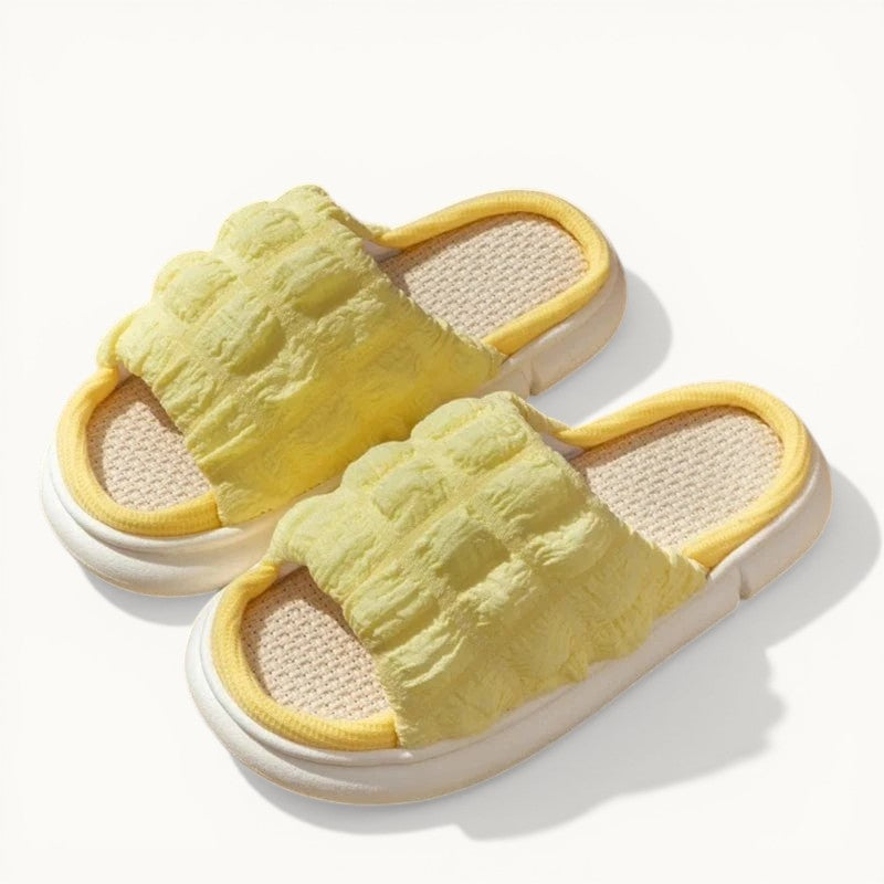 Chaussons d'été femme Jaune / 34-35
