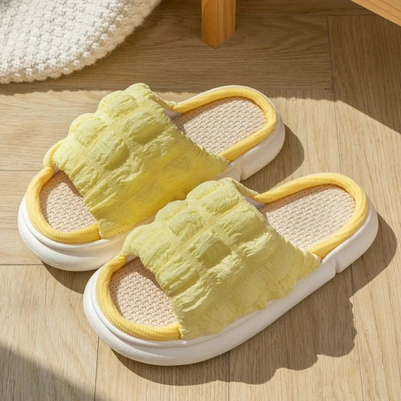 Chaussons d'été femme Jaune / 34-35