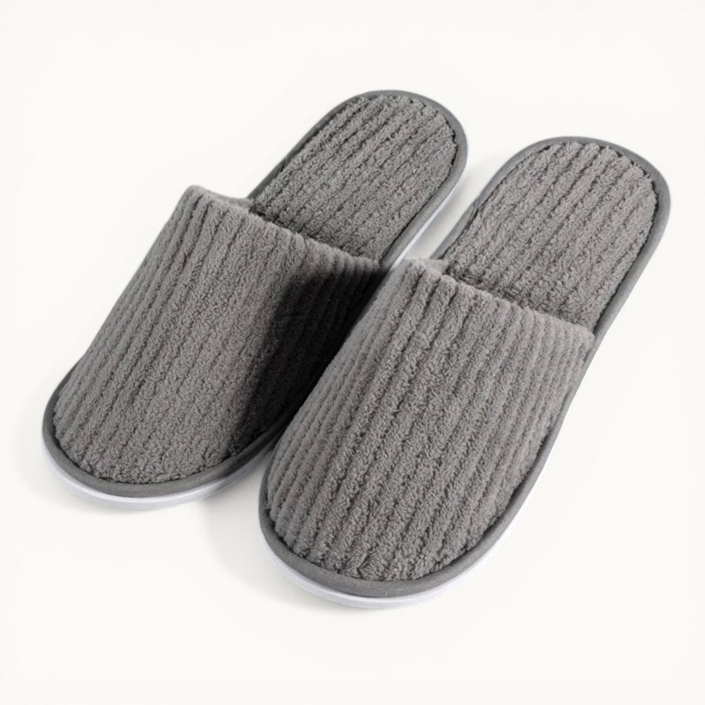 Chaussons d'hôtel pour la maison Gris / Taille unique