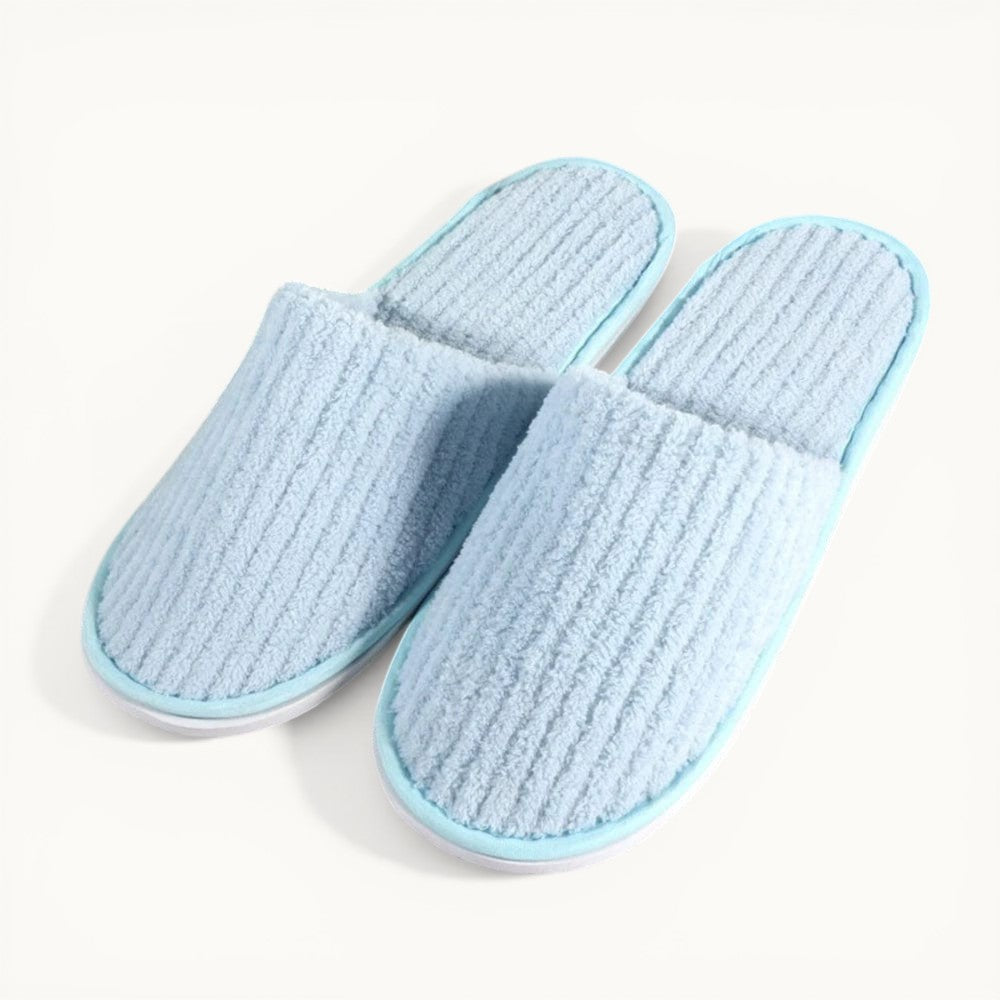 Chaussons d'hôtel pour la maison Bleu / Taille unique