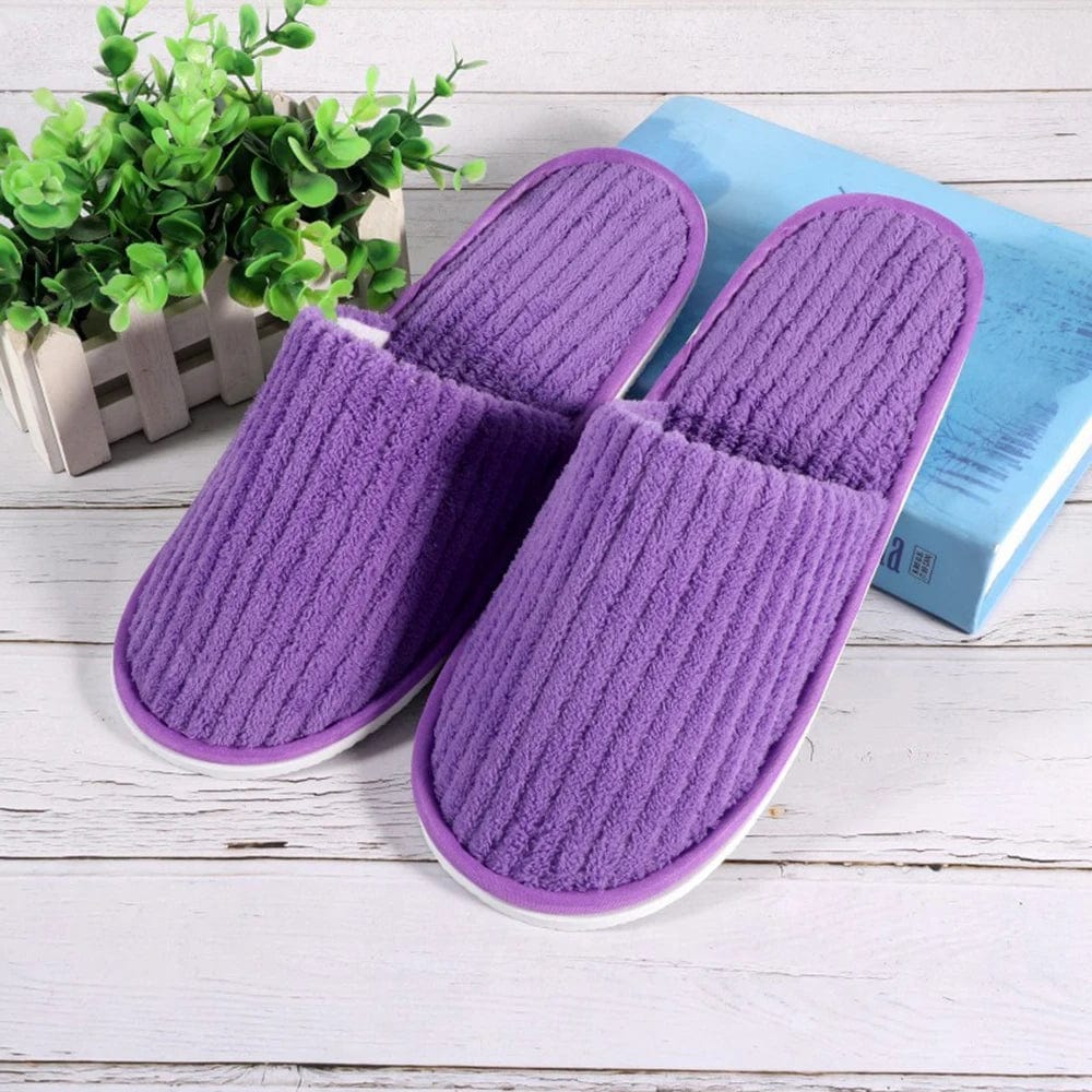 Chaussons d'hôtel pour la maison Violet / Taille unique