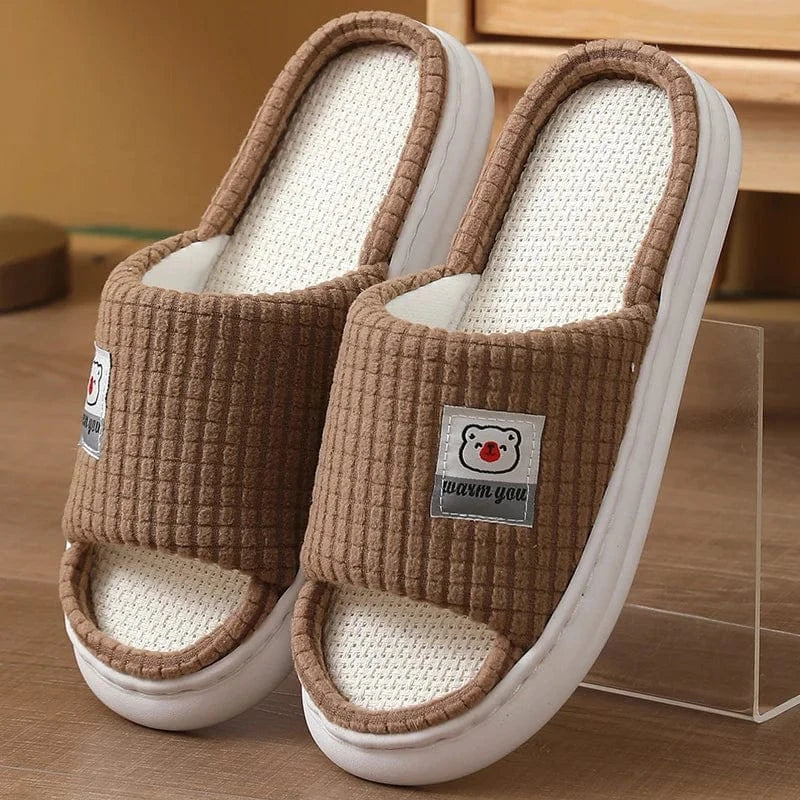 Chaussons d'intérieur - Warm you Marron / 36-37