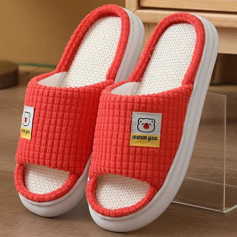 Chaussons d'intérieur - Warm you Rouge / 33-34