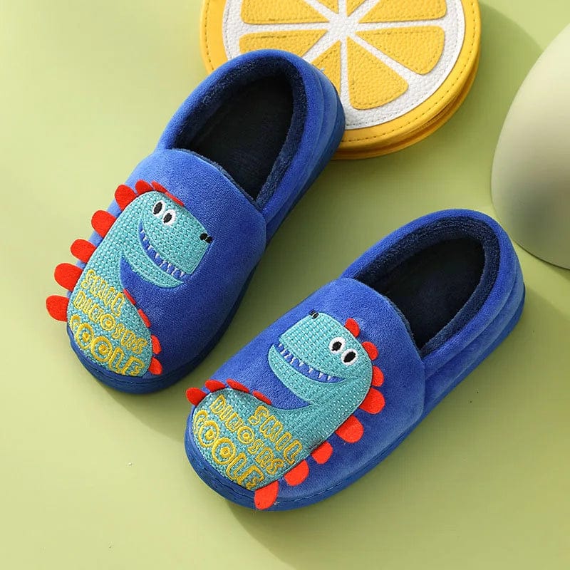 Chaussons Dinosaure Enfant Bleu / 23-24