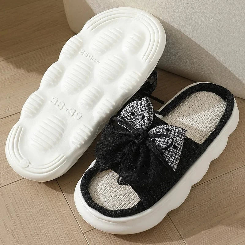 chaussons élégants femme - Noeuds