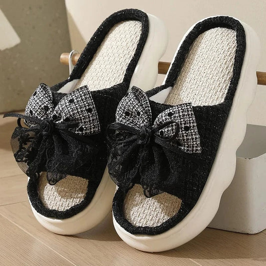 chaussons élégants femme - Noeuds