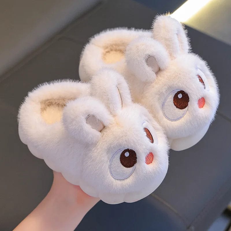 Chaussons Enfant 3D Lapin Blanc / 21-22