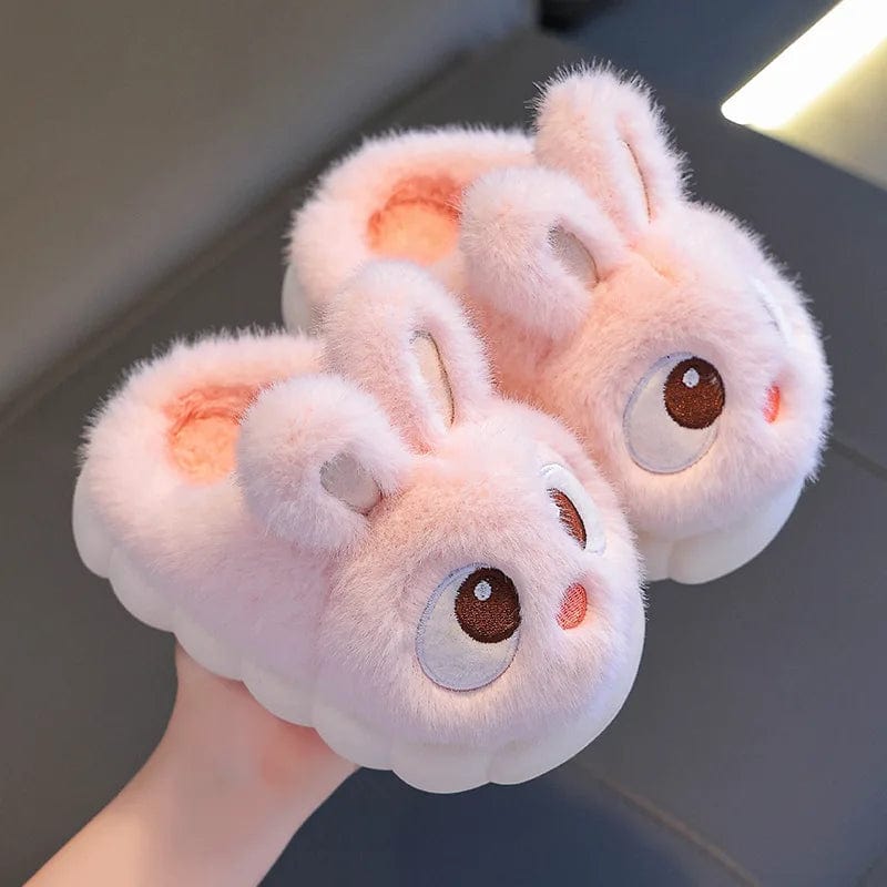 Chaussons Enfant 3D Lapin Rose / 21-22