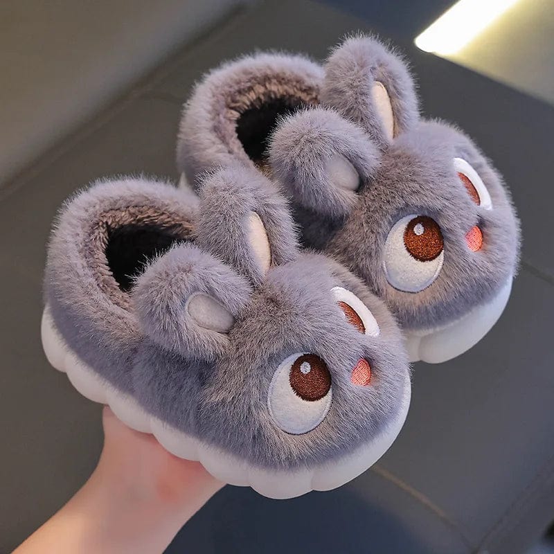 Chaussons Enfant 3D Lapin Gris 1 / 21-22