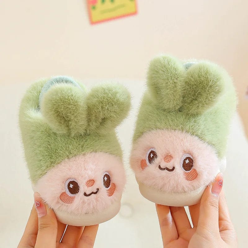 Chaussons Enfant Animaux Vert / 19-20