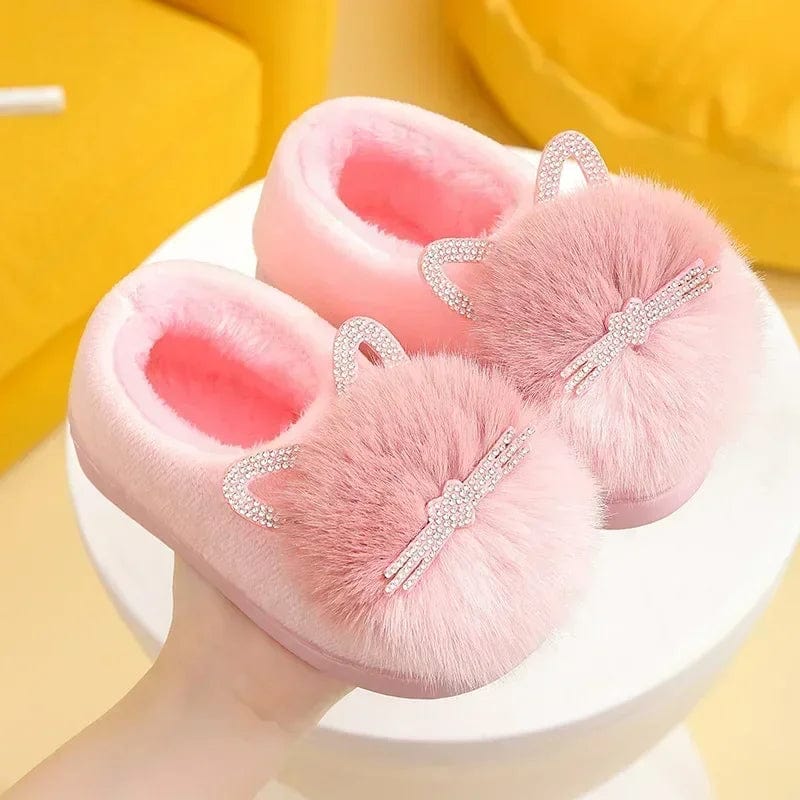 Chaussons Enfant Chat Rose 1 / 20-21