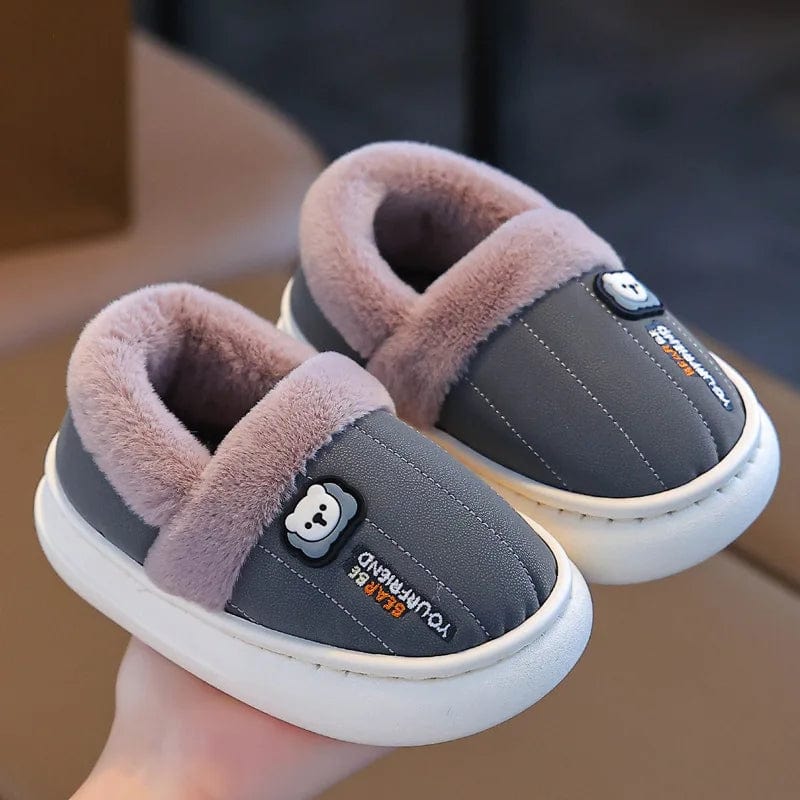 Chaussons Enfant Hiver Gris / 19-20