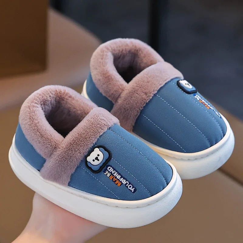 Chaussons Enfant Hiver Bleu / 19-20