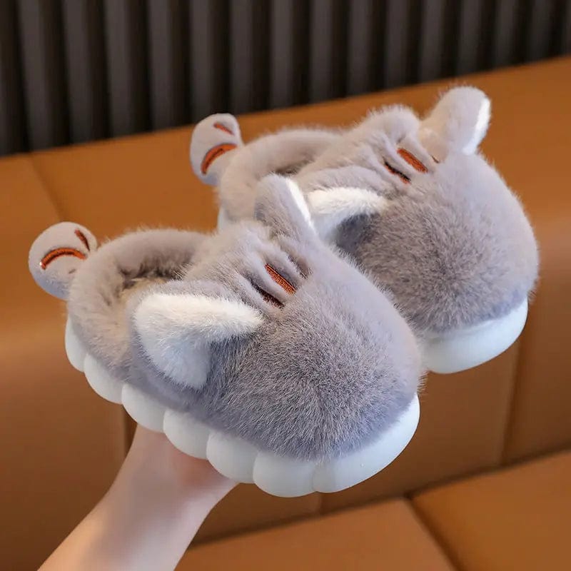 Chaussons Enfant Kawaii Gris / 22-23