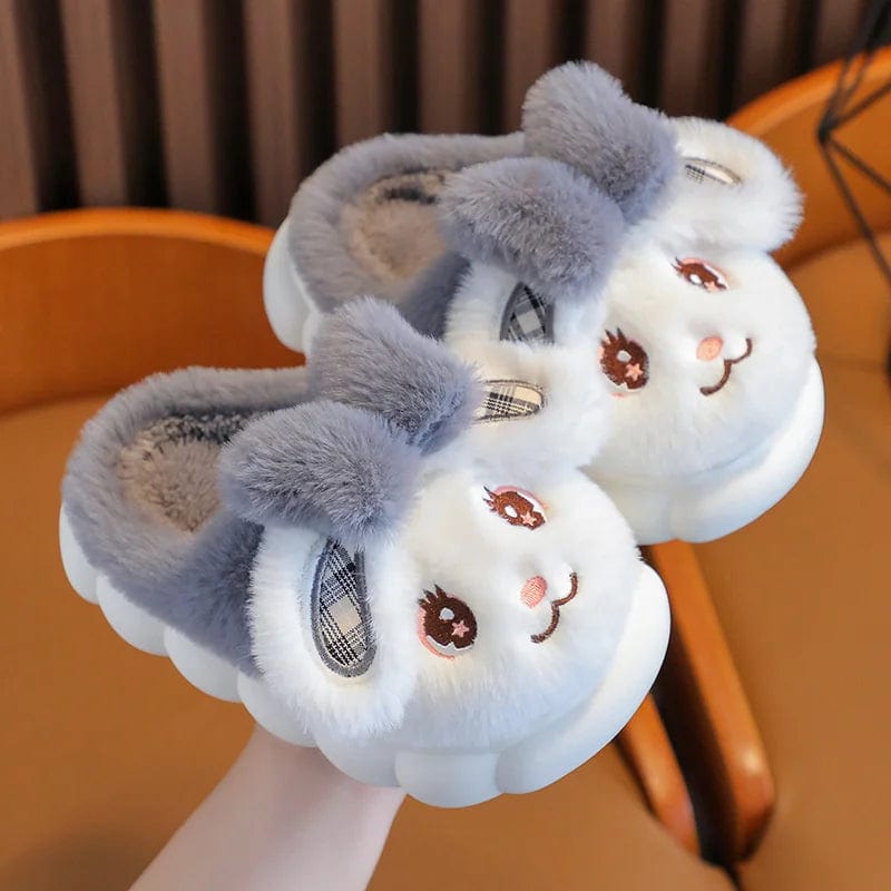 Chaussons Enfant Kawaii Gris / 20-21