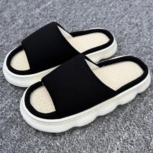 Chaussons femme antidérapant Noir / 35-36