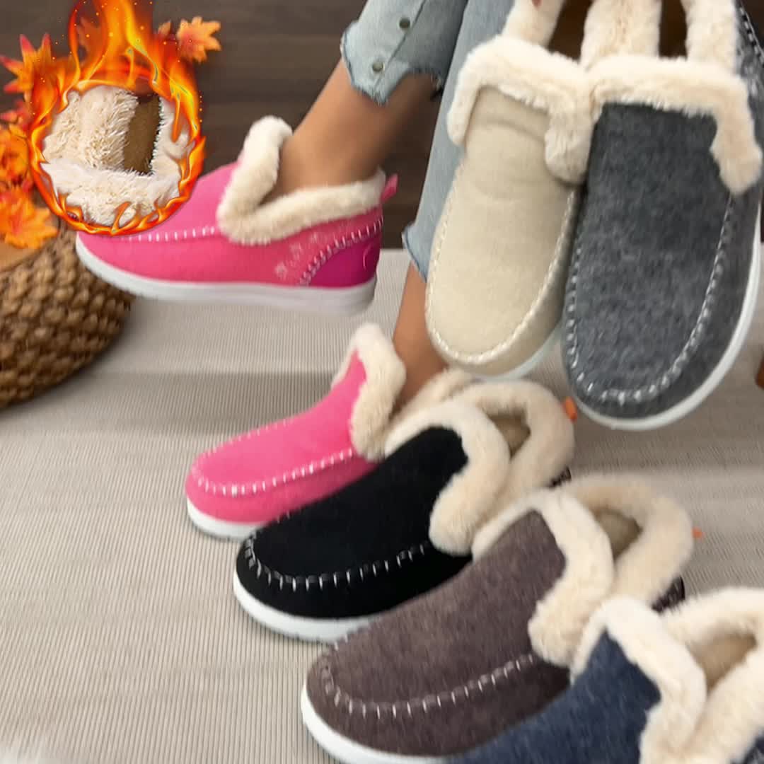 Chaussons femme bottines