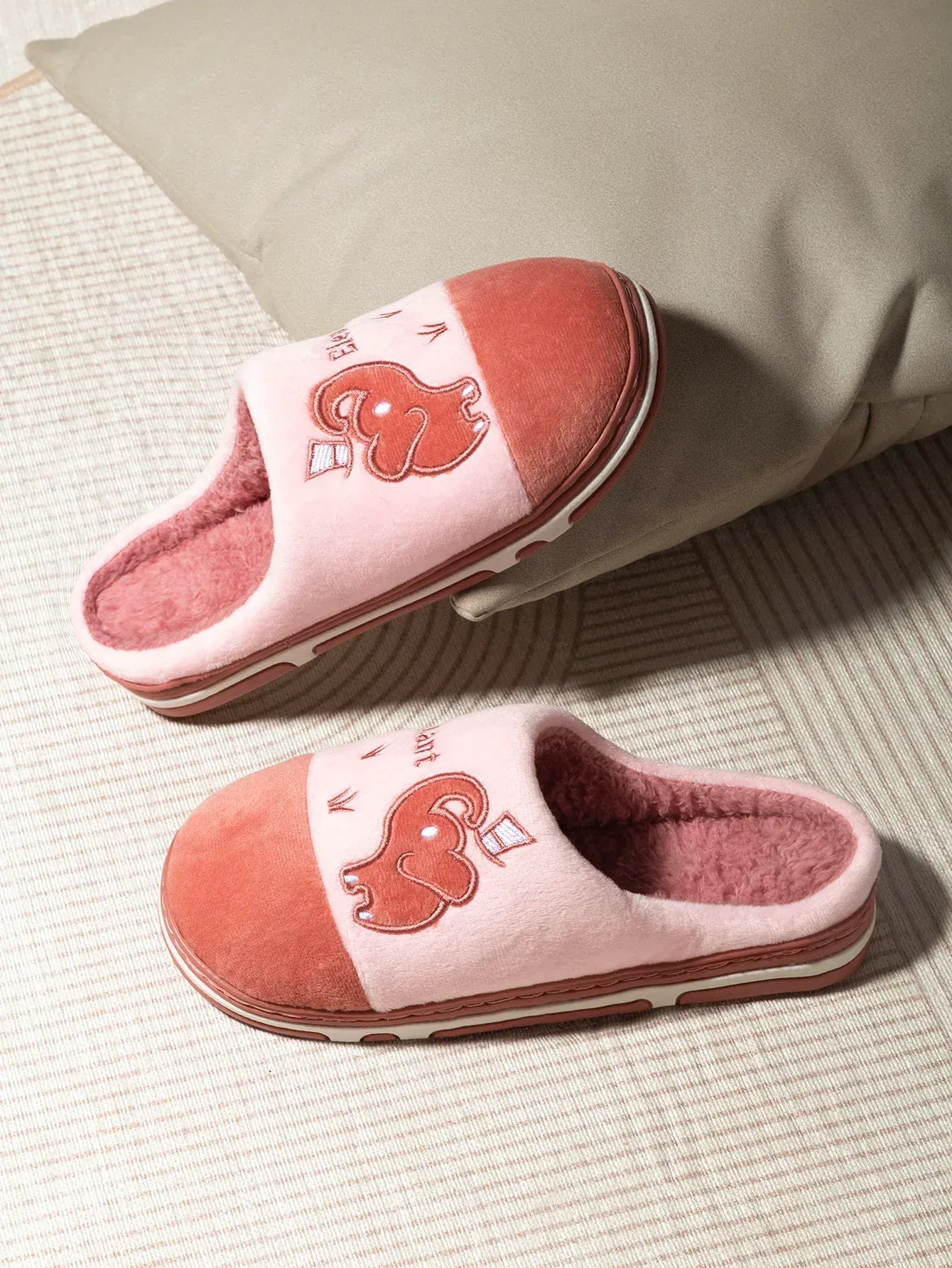 Chaussons femme pilou Rose / 35-36