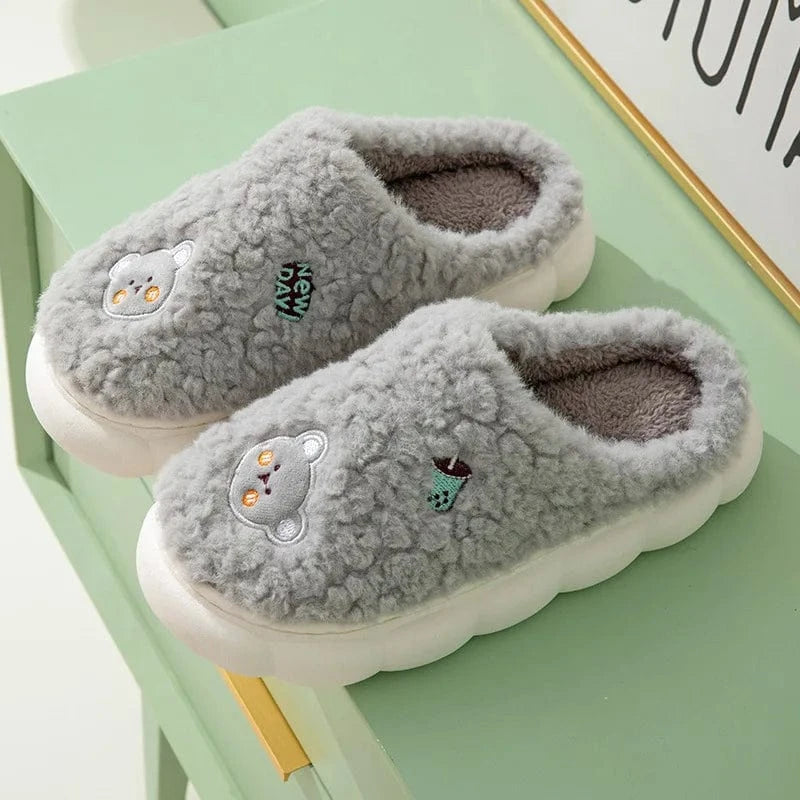 Chaussons femmes - Mimou Gris / 38-39