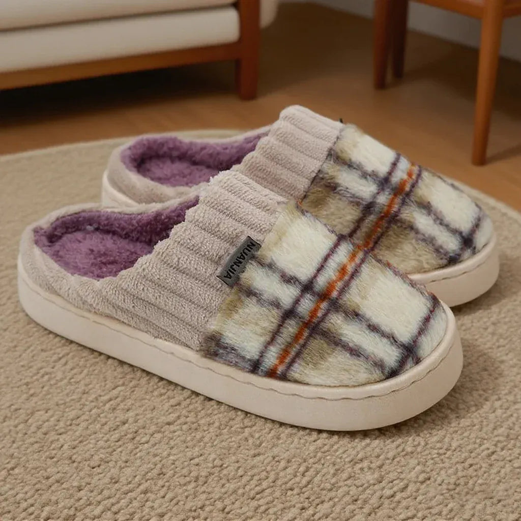 Chaussons fourrés femme - Plitch