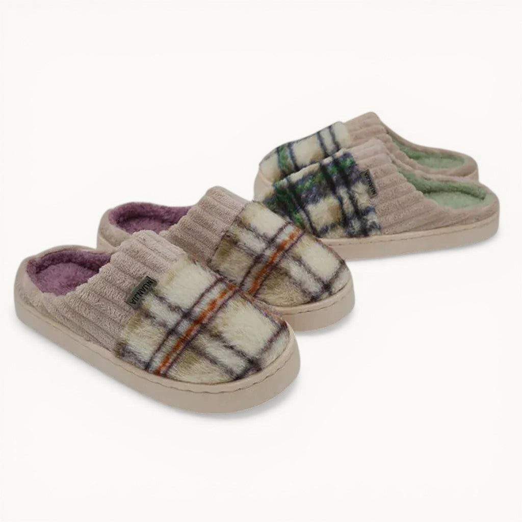 Chaussons fourrés femme - Plitch
