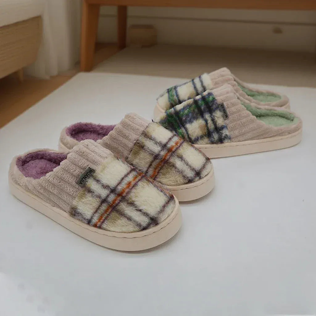 Chaussons fourrés femme - Plitch