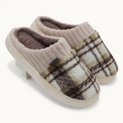 Chaussons fourrés femme - Plitch Marron / 35-36