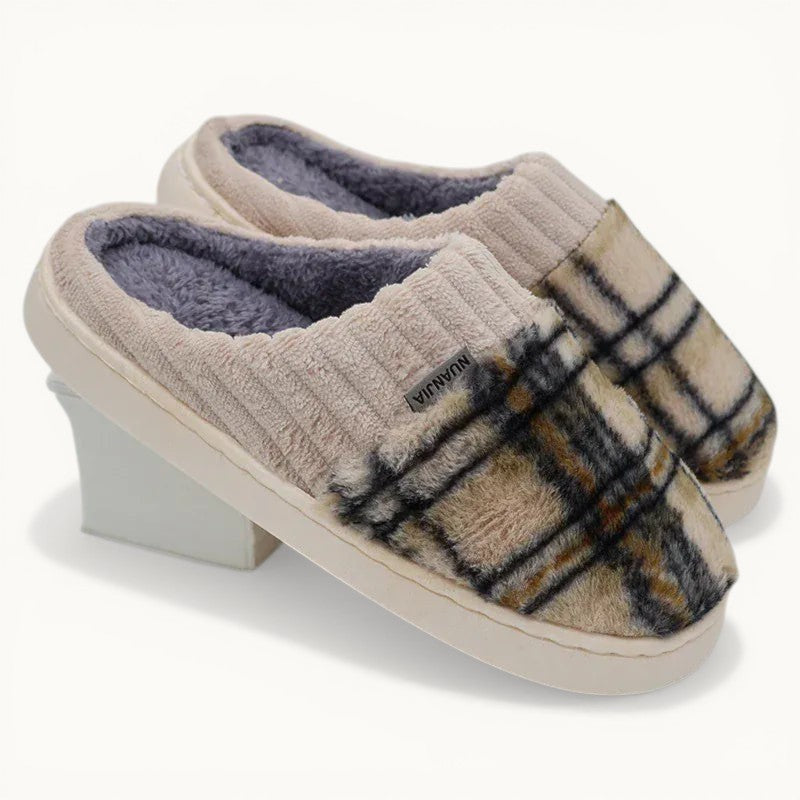 Chaussons fourrés femme - Plitch Gris / 35-36