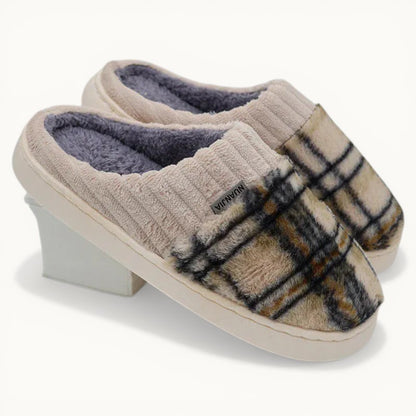 Chaussons fourrés femme - Plitch Gris / 35-36