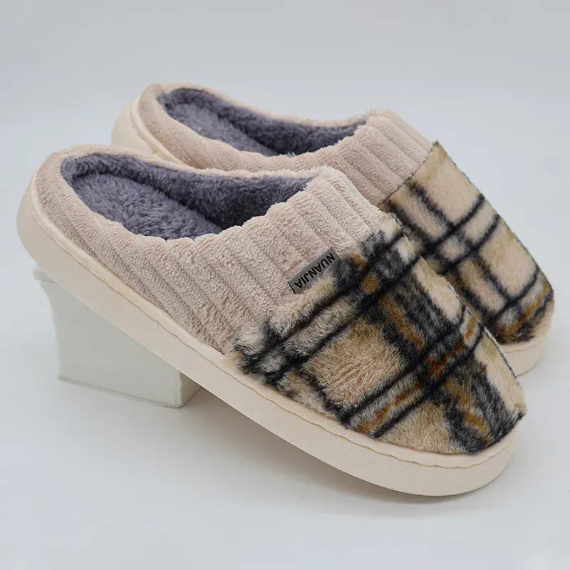 Chaussons fourrés femme - Plitch Gris / 35-36