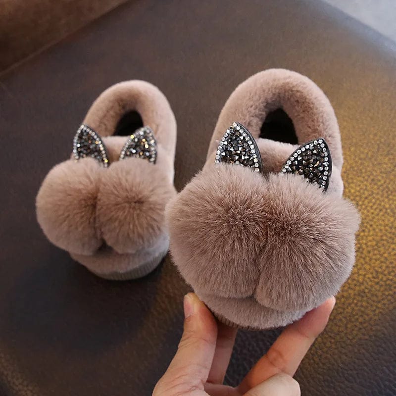 Chaussons fourrure enfant