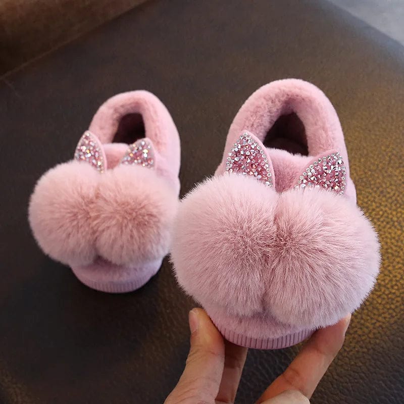 Chaussons fourrure enfant