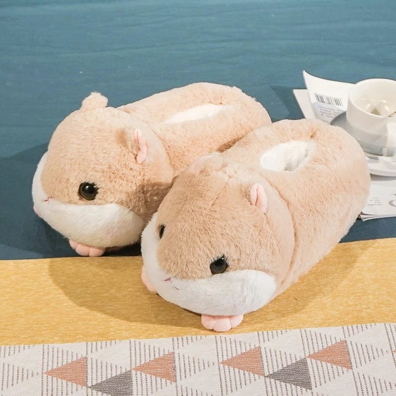 Chaussons Hamster Crème Kawaii Crème / 36