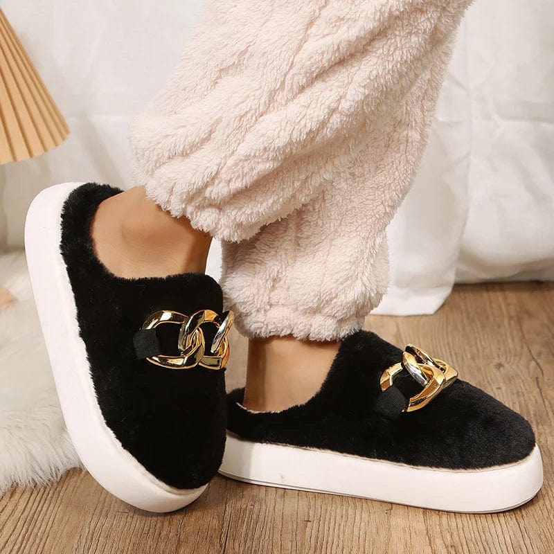 Chaussons Hiver Femme Noir / 39